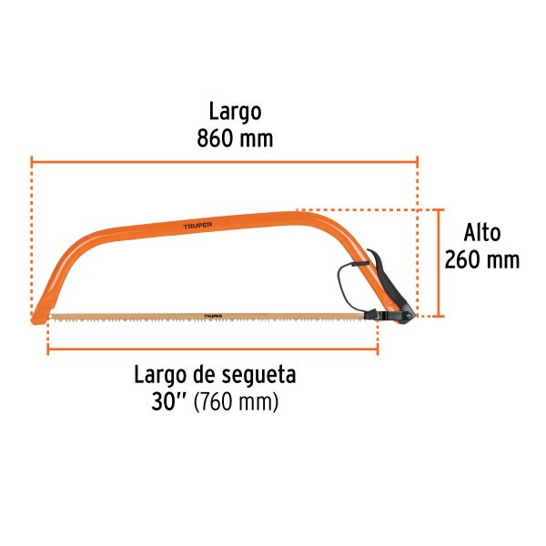 10260 - Arco jardinero tubular de 30', Truper