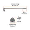 10618 - Azadón Lane No. 2 de 2.0 lb, mango de fibra 54', TRUPER
