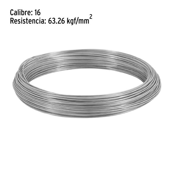 44467 - Kilo de alambre galvanizado, calibre 16, FIERO