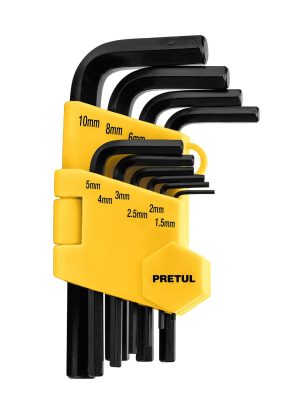 ALL-10M-P.jpg 21855 - Juego 10 llaves allen mm punta hex con organizador, PRETUL