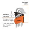 15545 - Juego 13 llaves allen std punta hexagonal con organizador
