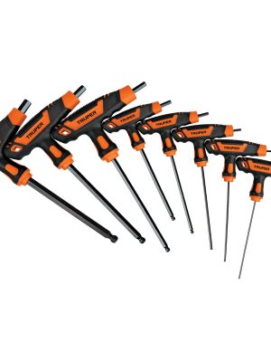 ALL-8TPX.jpg 100934 - Juego 8 llaves allen std extralargas mango T, punta de bola