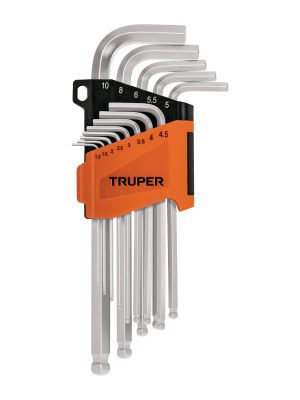 13646 - Juego 13 llaves allen largas mm punta bola con organizador