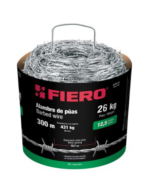 44885 - Rollo de alambre de púas 300m calibre 12.5, FIERO