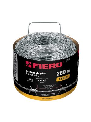 44888 - Rollo de alambre de púas 360m calibre 15.5, FIERO