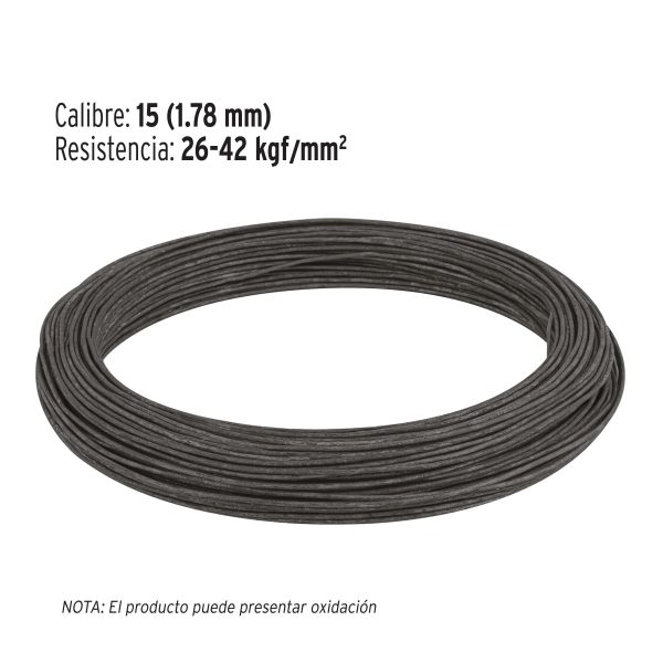 44458 - Kilo de alambre recocido calibre 15 en rollo de 1 kg, FIERO