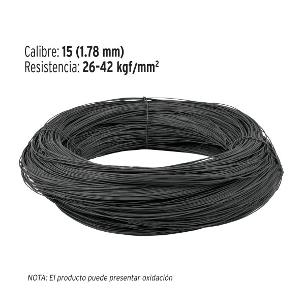 44457 - Kilo de alambre recocido calibre 15 en rollo de 20 kg, FIERO