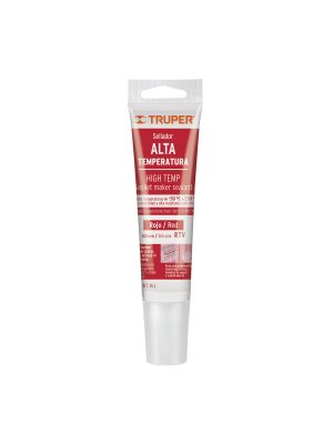 17566 - Sellador de silicón rojo para altas temperaturas, 85 g
