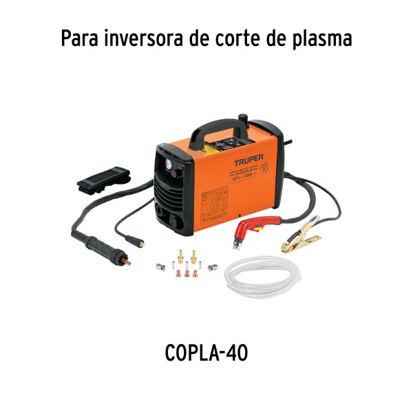 14099 - Antorcha, conector tipo europeo 1-1/4' para COPLA-40, TRUPER