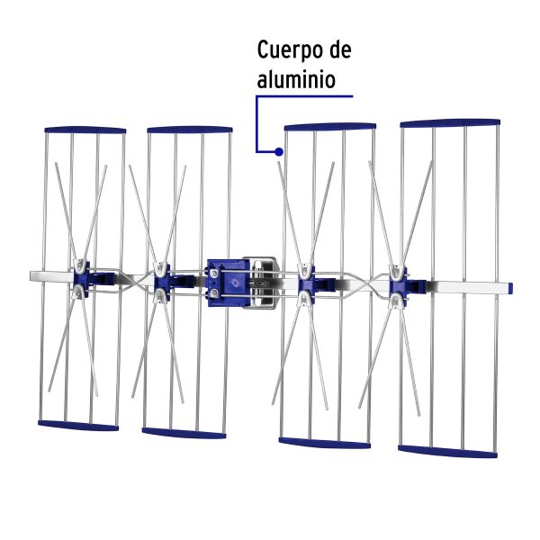 48169 - Antena aérea para TV HD, 32 elementos, Volteck