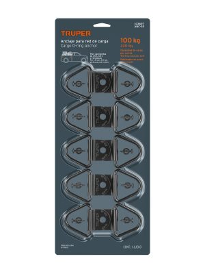 103697 - Blister con 10 anclajes para redes de carga de 3.5 ton.