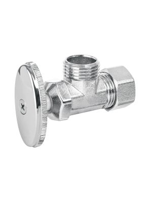 45404 - Llave angular de 1/2', de compresión, barrilito, BASIC