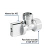48028 - Llave angular de 1/2', 1/4 de vuelta, FOSET BASIC