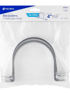 46929 - Bolsa c/5 abrazaderas tipo omega 4' p/tubo pared delgada