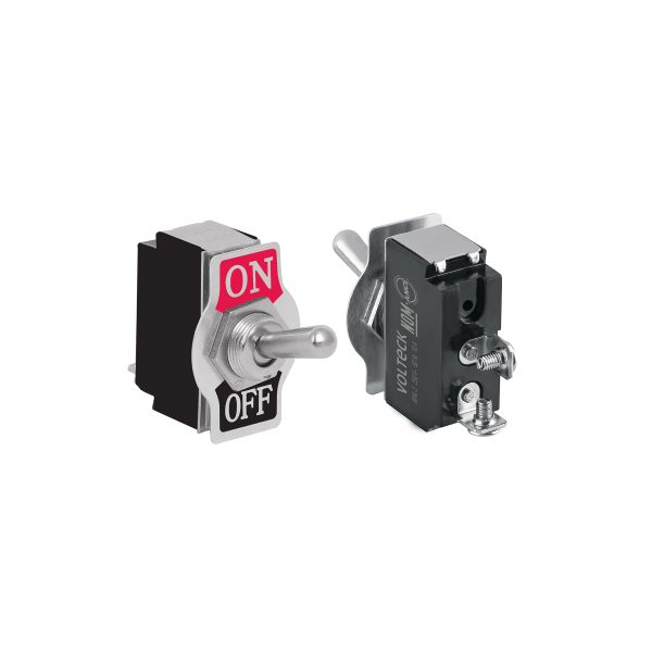 46442 - Interruptor de palanca, 2 tornillos, Volteck