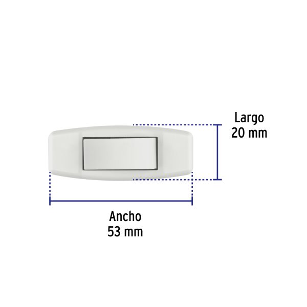 48003 - Interruptor de paso 3 A para lámpara, 127 V, Volteck