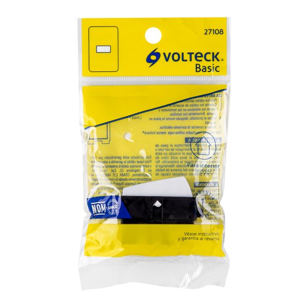 27108 - Interruptor sencillo, Volteck Basic