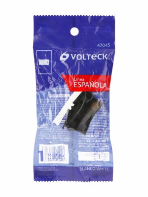 47045 - Interruptor sencillo 1 módulo, línea Española, color blanco