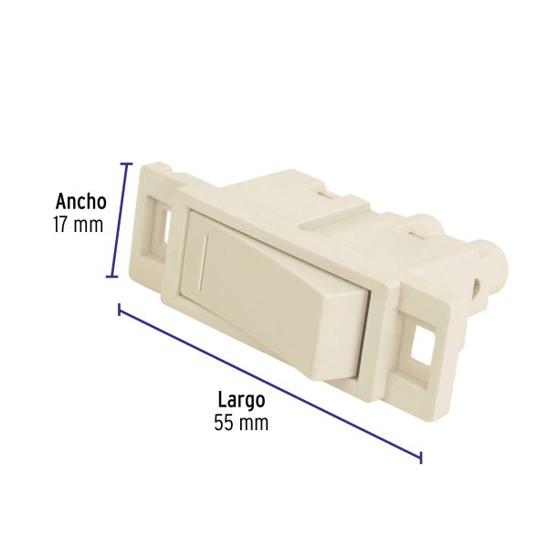 46439 - Interruptor sencillo, línea Económica, Volteck