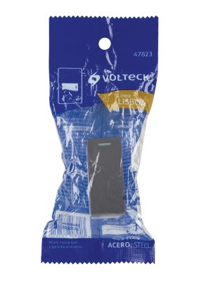 APSE-ELAE1.jpg 47823 - Interruptor de 3 vías acero inox de 1 módulo, línea Lisboa