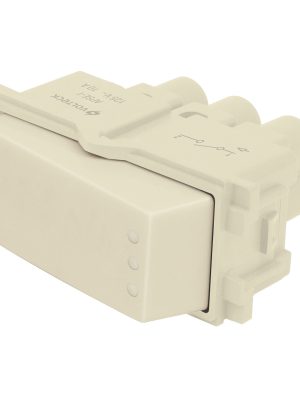 48084 - Interruptor sencillo, línea Italiana, color marfil, Volteck