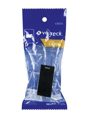 APSE-LNE1.jpg 47873 - Interruptor sencillo negro de 1 módulo, línea Lisboa