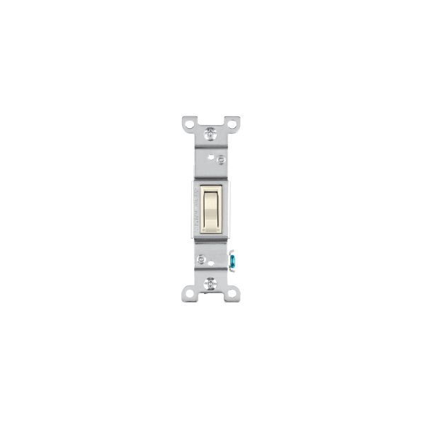 46000 - Interruptor vertical de palanca, Standard, marfil, Volteck