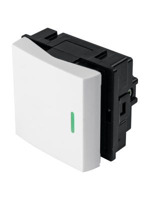 29045 - Interruptor de 3 vías de 1.5 módulos, línea Toledo, Basic