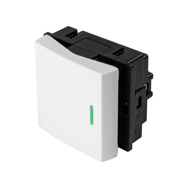 29045 - Interruptor de 3 vías de 1.5 módulos, línea Toledo, Basic