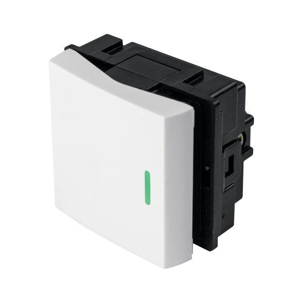 29044 - Interruptor sencillo de 1.5 módulos, línea Toledo, Basic