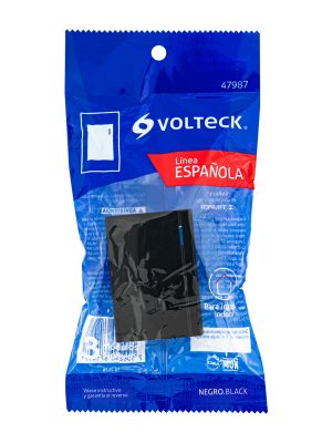 APSE3-ENE1.jpg 47987 - Interruptor sencillo 3 módulos, línea Española, color negro