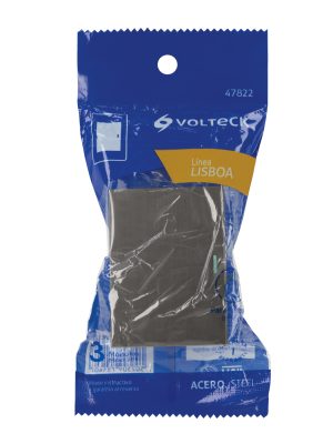 APSE3-LAE1.jpg 47822 - Interruptor sencillo acero inox de 3 módulos, línea Lisboa