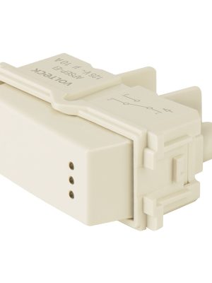 48056 - Interruptor de 3 vías con luz piloto, línea Italiana, marfil