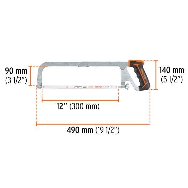 10230 - Arco 12' profesional ajustable de solera para segueta