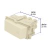 48099 - Interruptor para timbre, línea Italiana, color marfil