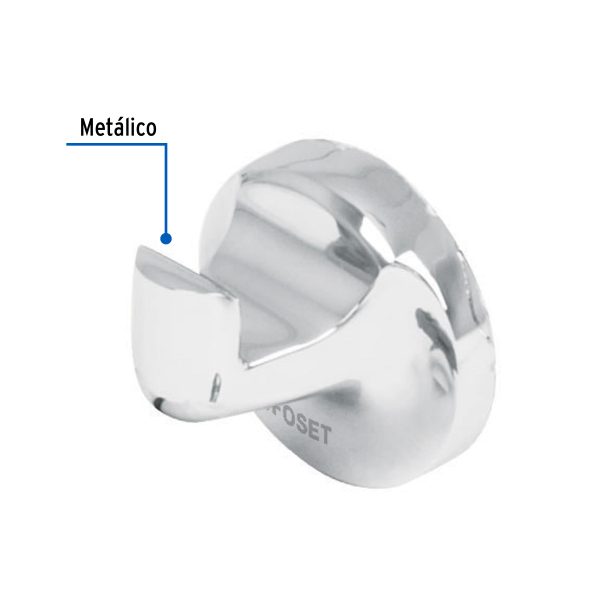 AQA-73FC1.jpg 49399 - Gancho sencillo metálico para toalla, Foset Aqua