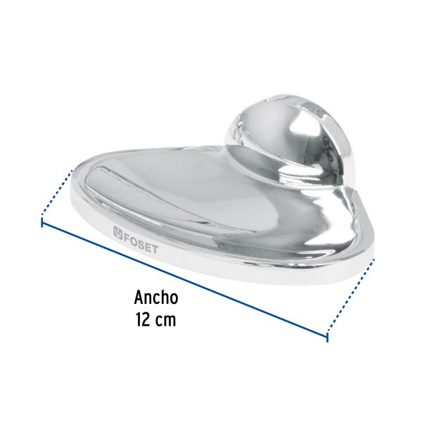 49404 - Jabonera metálica, Foset Aqua