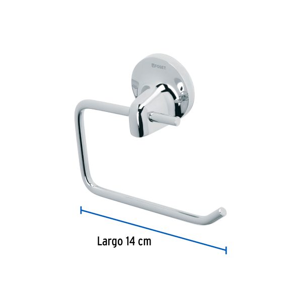 AQA-78FC2.jpg 45164 - Portarrollo con soporte y barra metálicos, Foset Aqua Aqua
