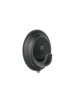 45987 - Gancho sencillo metálico acabado negro, Foset Aqua