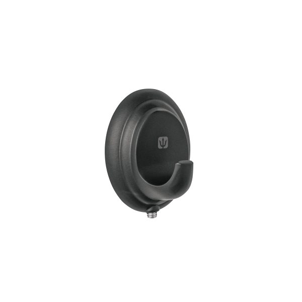 45987 - Gancho sencillo metálico acabado negro, Foset Aqua