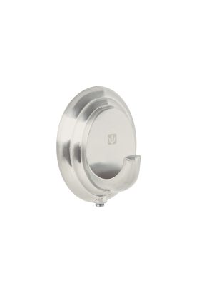 AQA-83N.jpg 45986 - Gancho sencillo metálico acabado satín, Foset Aqua