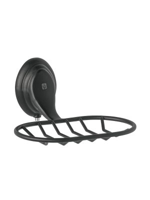 45991 - Jabonera metálica negro, Foset Aqua