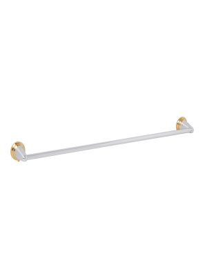 45993 - Toallero de barra metálico acabado cromo-oro, Foset Aqua