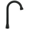 46725 - Cuello tipo bar para mezcladora de lavabo, negro mate, Aqua