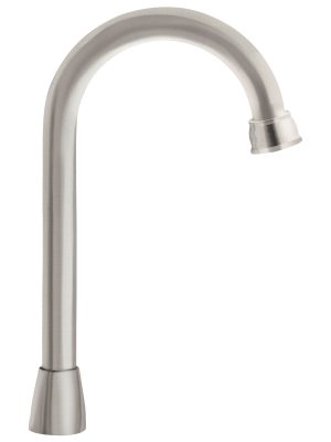 46724 - Cuello tipo bar para mezcladora de lavabo, satín, Aqua