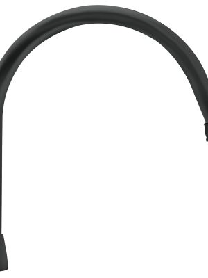 46727 - Cuello largo para mezcladora de fregadero, negro mate, Aqua