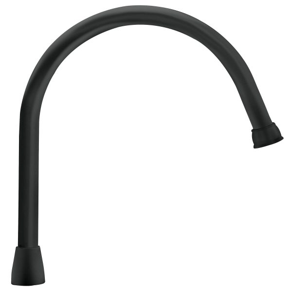 46727 - Cuello largo para mezcladora de fregadero, negro mate, Aqua