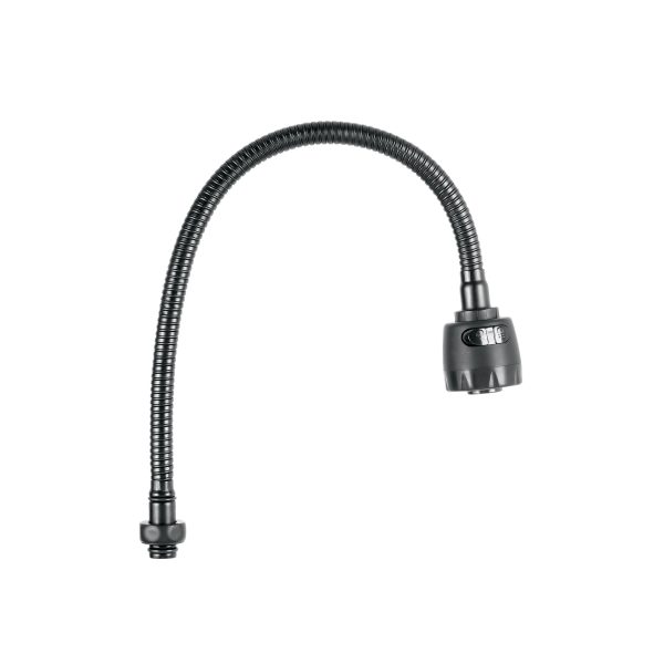 45948 - Cuello flexible para mezcladora de fregadero, negro, AQUA