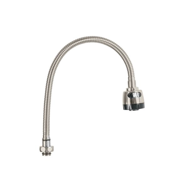 45885 - Cuello flexible para mezcladora de fregadero, satín, AQUA