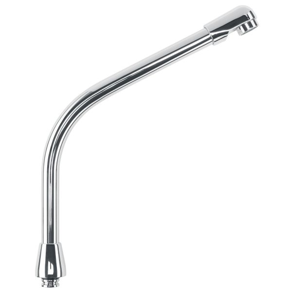 46728 - Cuello tipo cobra para mezcladora de fregadero, cromo, Aqua